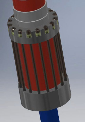 CAD Model of CSCA Installed