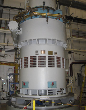 Non-Westinghouse reactor coolant pump motor set up for final performance test