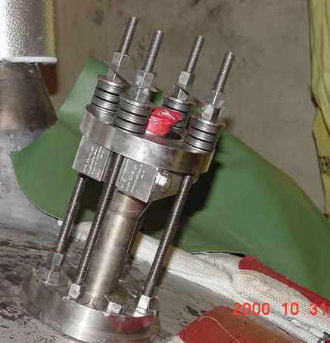 MNSA Installed on RCS Piping Instrument Nozzle
