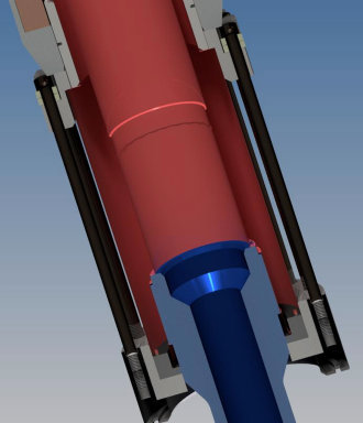Section View of CSCA CAD Model