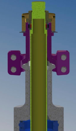 Section View of CETNA CAD Model
