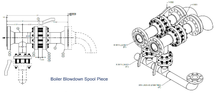 Boiler Blowdown Spool Piece