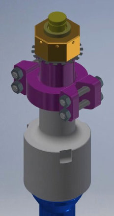 CAD Model of CETNA Installed