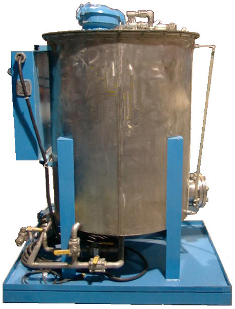 ISD mix tank provides for chemical mixing and system heat